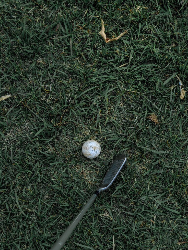 There are several methods to clean golf balls on the course