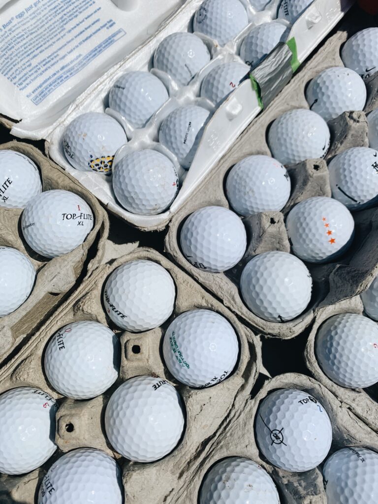 Golf Balls Look like new after Cleaning