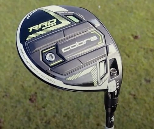 Cobra RadSpeed 3 fairway wood is a brilliant option to hit off the tee as well as the fairway. It also provides a higher launching coupled with forgiveness