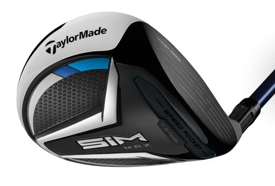 Due to the multilayer composition, the TaylorMade SIM MAX Fairway Wood golf club head is strong and slightly heavy