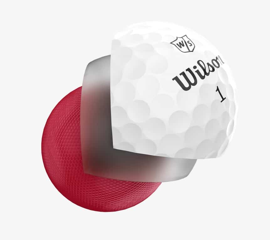 The density of the Wilson Triad ball is 85, so this ball is suitable for a participant with a mid handicap and a low swing speed