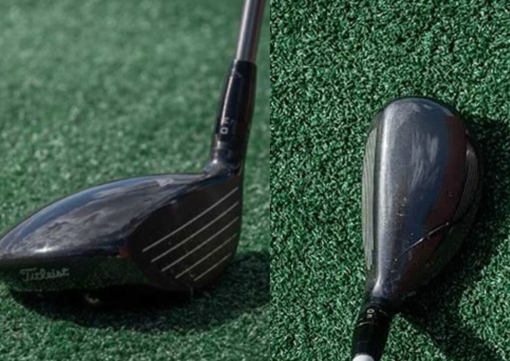 Fairway Woods have a wider sole and larger head than hybrids